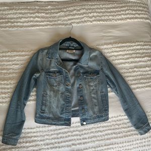 Medium wash denim jacket